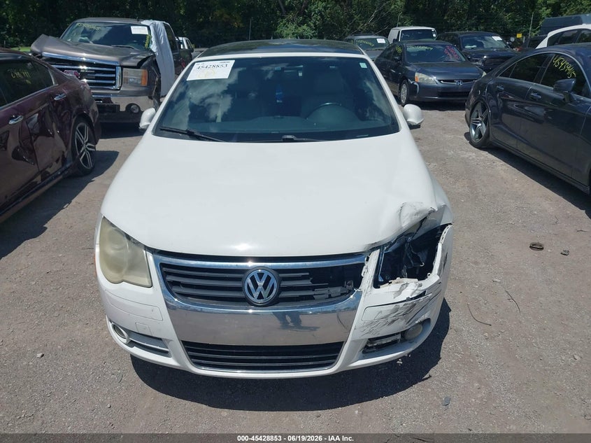2007 Volkswagen Eos VIN WVWFA71F37V034966 IAAI salvage auction — FRONT END, Clear (Indiana), sold $500 on 2026-07-22 (photo 6)