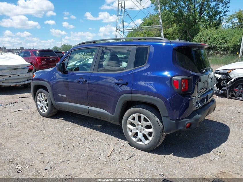 2016 Jeep Renegade VIN ZACCJABT3GPC55463 IAAI salvage auction — REAR END, Clear (Indiana), sold $25 on 2026-07-22 (photo 3)