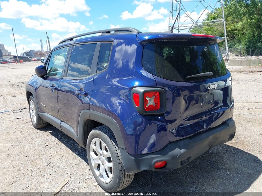 2016 Jeep Renegade VIN ZACCJABT3GPC55463 IAAI salvage auction — REAR END, Clear (Indiana), sold $25 on 2026-07-22 (photo 6)