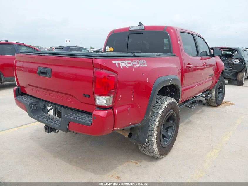 2017 Toyota Tacoma VIN 5TFCZ5AN8HX077289 IAAI salvage auction — FRONT END, Salvage Title, sold $7,100 on 2026-08-02 (photo 4)
