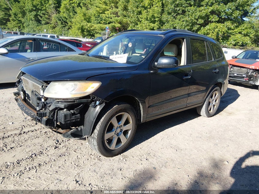 2009 Hyundai Santa fe VIN 5NMSH13E29H279043 IAAI salvage auction — FRONT END, Junk Bill Of Sale Mv2459 (Wisconsin), sold $225 on 2026-07-05 (photo 2)