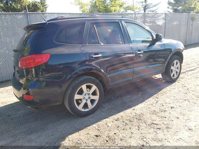 2009 Hyundai Santa fe VIN 5NMSH13E29H279043 IAAI salvage auction — FRONT END, Junk Bill Of Sale Mv2459 (Wisconsin), sold $225 on 2026-07-05 (photo 4)