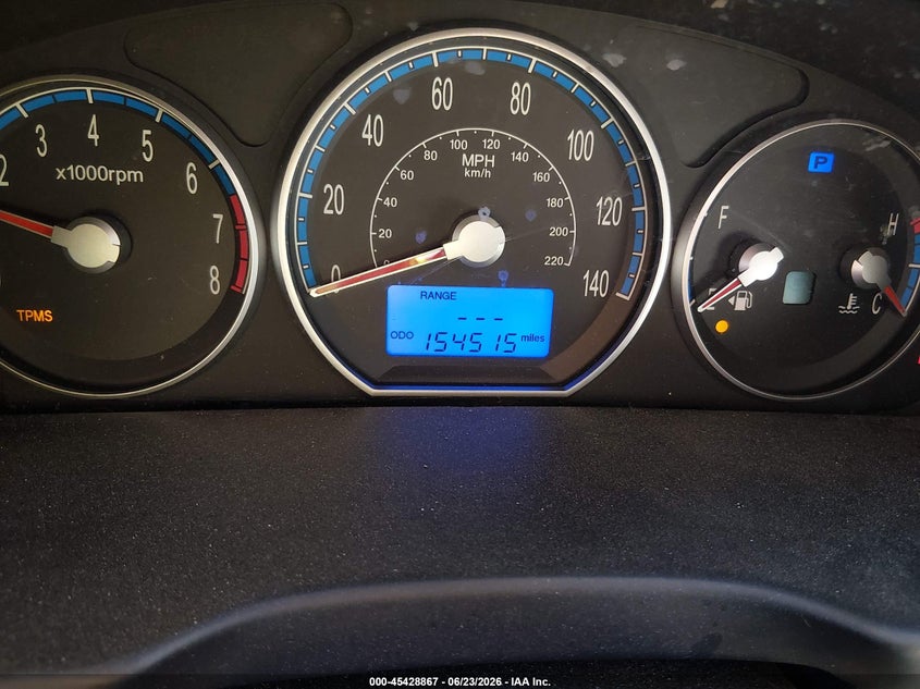 2009 Hyundai Santa fe VIN 5NMSH13E29H279043 IAAI salvage auction — FRONT END, Junk Bill Of Sale Mv2459 (Wisconsin), sold $225 on 2026-07-05 (photo 7)