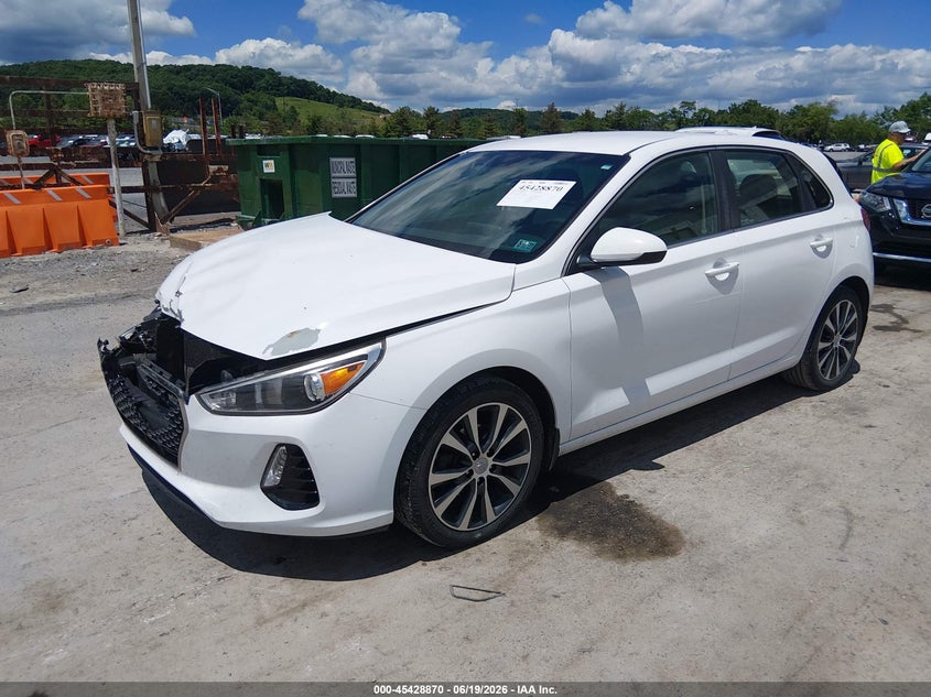 2018 Hyundai Elantra VIN KMHH35LE5JU013282 IAAI salvage auction — FRONT END, Salvage Title, sold $1,150 on 2026-07-22 (photo 2)