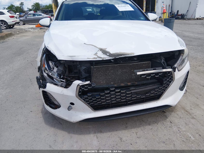 2018 Hyundai Elantra VIN KMHH35LE5JU013282 IAAI salvage auction — FRONT END, Salvage Title, sold $1,150 on 2026-07-22 (photo 6)