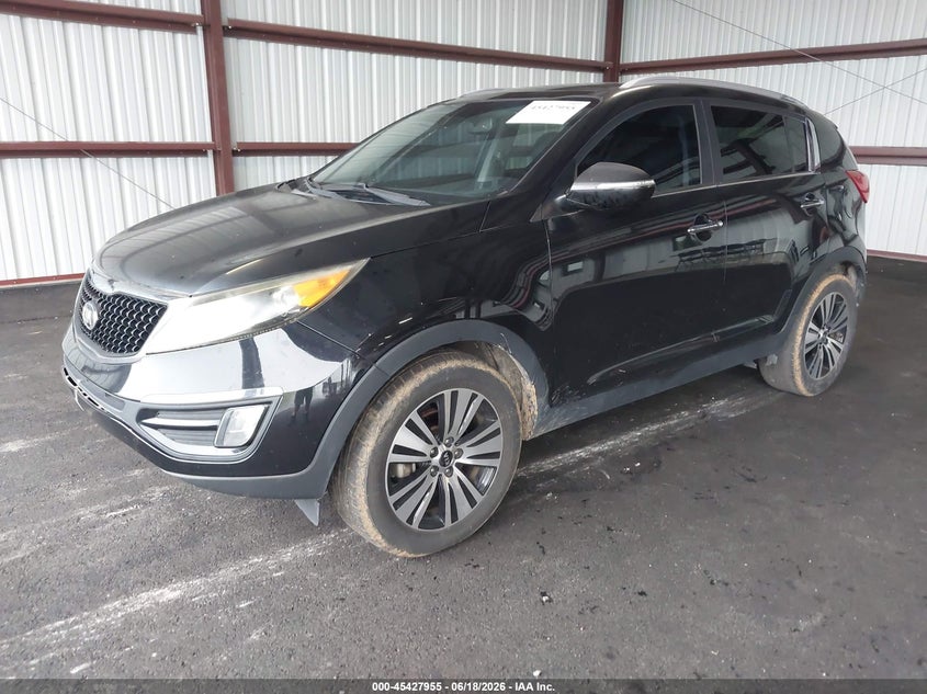 2015 Kia Sportage VIN KNDPC3ACXF7767290 IAAI salvage auction — NORMAL WEAR, Salvage Title, sold $1,500 on 2026-07-28 (photo 2)