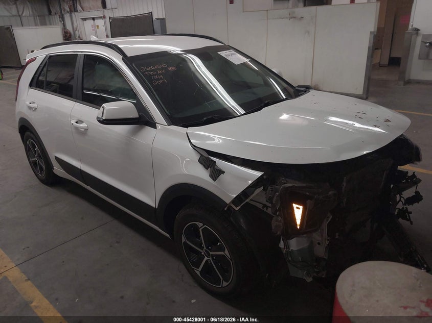 2024 Kia Niro VIN KNDCR3LE1R5132017 IAAI salvage auction — UNKNOWN, Salvage Title, sold $2,150 on 2026-07-28 (photo 1)