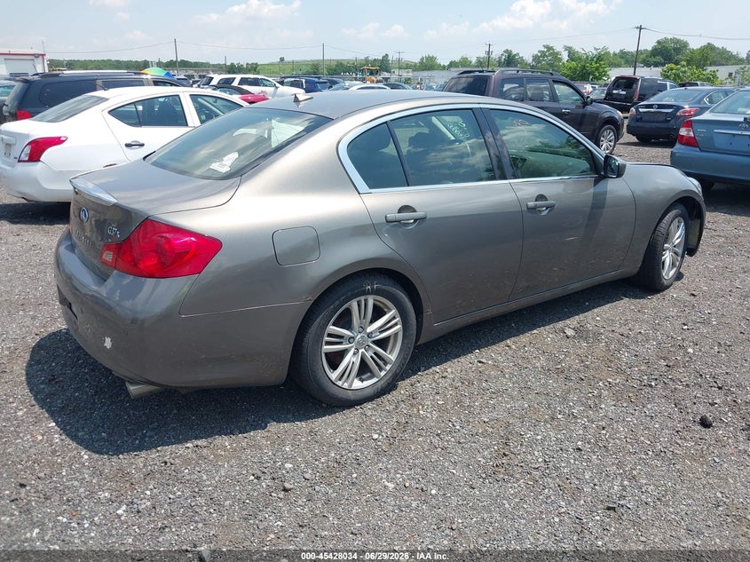 2012 Infiniti G VIN JN1CV6AR5CM681321 IAAI salvage auction — NORMAL WEAR, Clear (New Jersey), sold $400 on 2026-07-13 (photo 4)