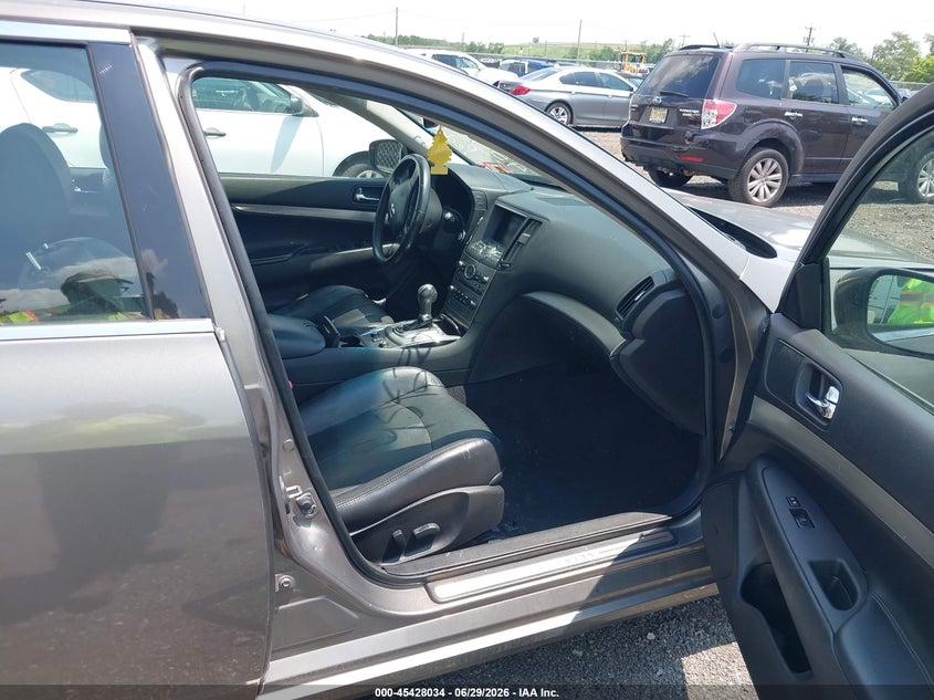 2012 Infiniti G VIN JN1CV6AR5CM681321 IAAI salvage auction — NORMAL WEAR, Clear (New Jersey), sold $400 on 2026-07-13 (photo 5)
