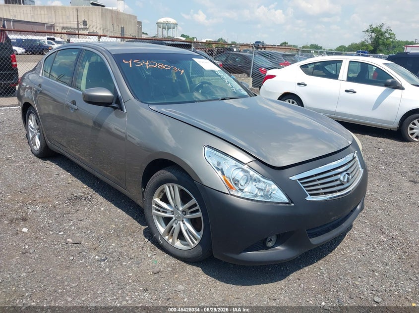 2012 Infiniti G VIN JN1CV6AR5CM681321 IAAI salvage auction — NORMAL WEAR, Clear (New Jersey), sold $400 on 2026-07-13 (photo 6)