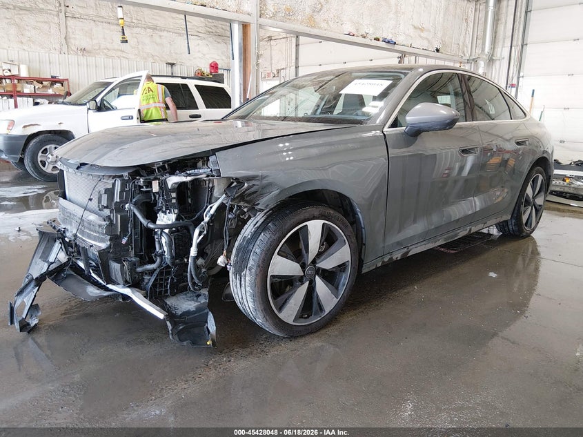 2025 Audi A5 VIN WAU2BCFU0SN030455 IAAI salvage auction — FRONT END, Salvage Title, sold $11,600 on 2026-08-01 (photo 2)