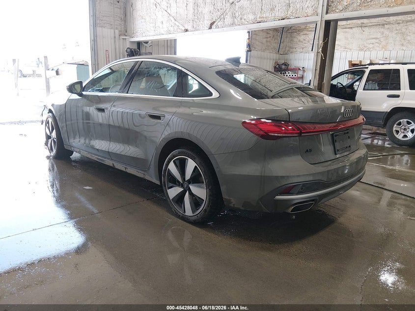2025 Audi A5 VIN WAU2BCFU0SN030455 IAAI salvage auction — FRONT END, Salvage Title, sold $11,600 on 2026-08-01 (photo 3)