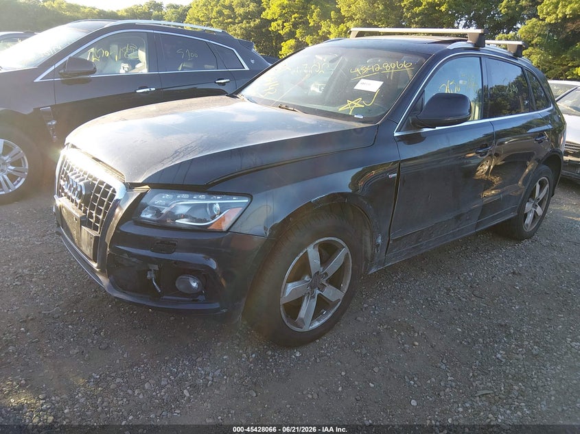 2012 Audi Q5 VIN WA1DKAFP0CA093780 IAAI salvage auction — LEFT FRONT, Salvage Title, sold $525 on 2026-07-14 (photo 2)