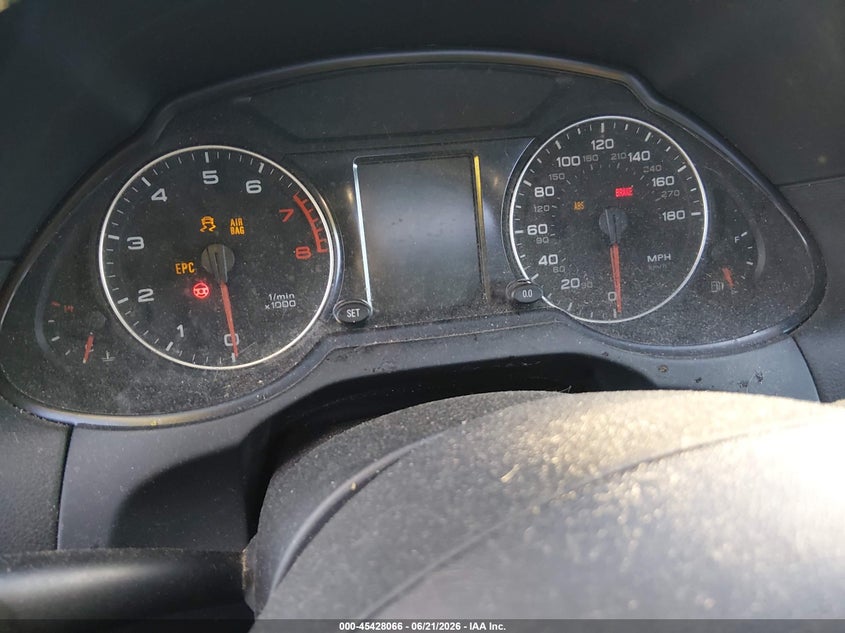 2012 Audi Q5 VIN WA1DKAFP0CA093780 IAAI salvage auction — LEFT FRONT, Salvage Title, sold $525 on 2026-07-14 (photo 7)