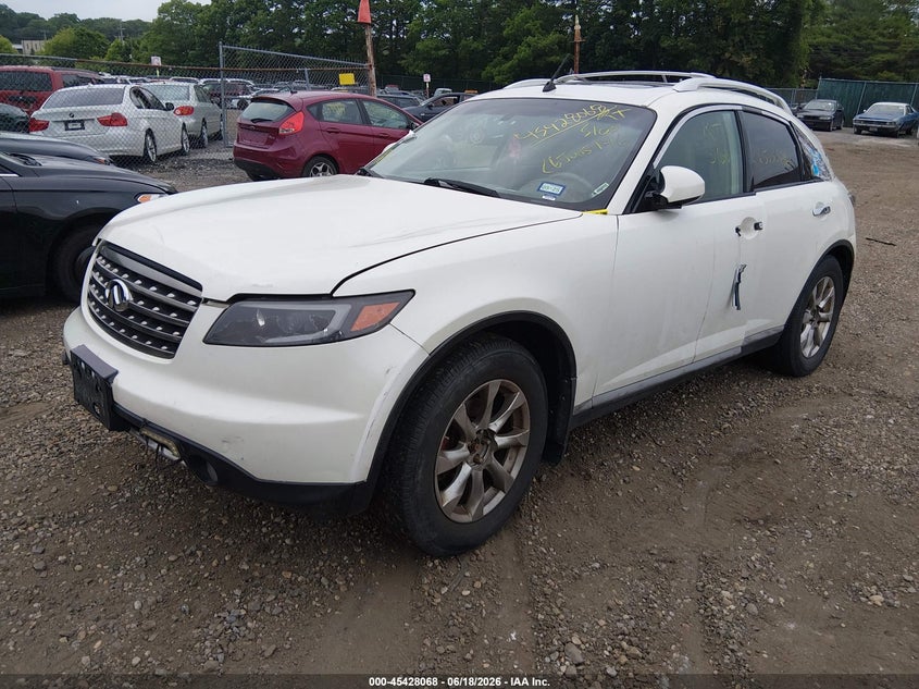 2008 Infiniti Fx35 VIN JNRAS08W58X208577 IAAI salvage auction — REAR END, Bill Of Sale (New York), sold $450 on 2026-07-14 (photo 2)