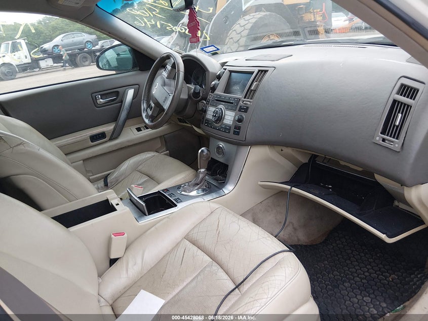2008 Infiniti Fx35 VIN JNRAS08W58X208577 IAAI salvage auction — REAR END, Bill Of Sale (New York), sold $450 on 2026-07-14 (photo 5)