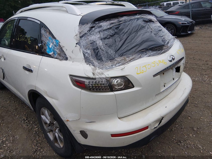 2008 Infiniti Fx35 VIN JNRAS08W58X208577 IAAI salvage auction — REAR END, Bill Of Sale (New York), sold $450 on 2026-07-14 (photo 6)