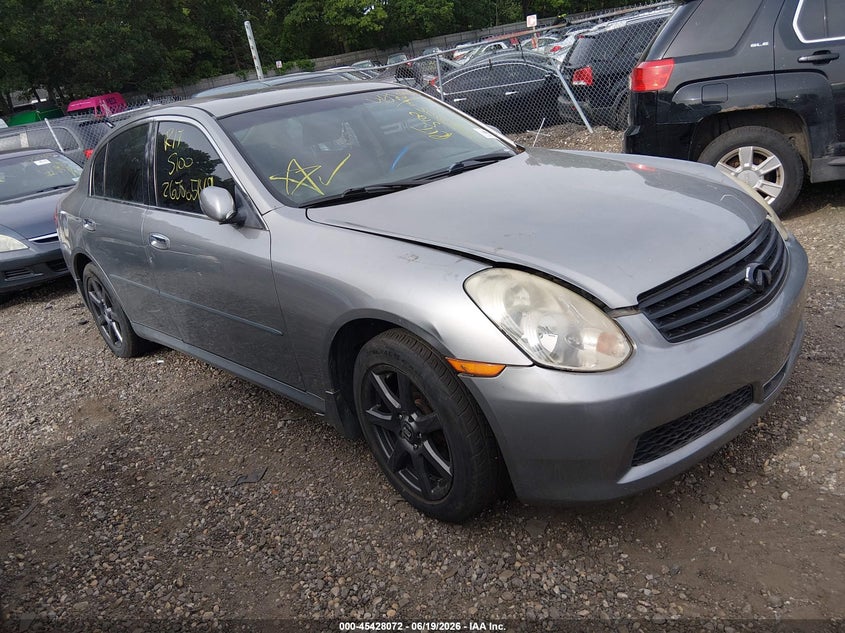 2006 Infiniti G35 VIN JNKCV51F86M613868 IAAI salvage auction — RIGHT REAR, Bill Of Sale (New York), sold $425 on 2026-07-14 (photo 1)