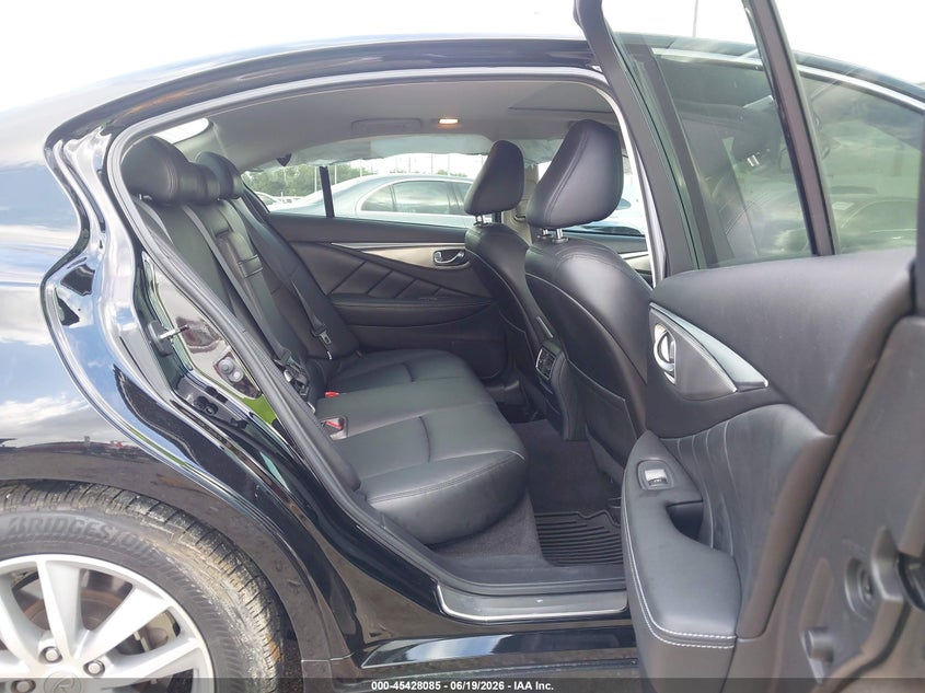 2015 Infiniti Q50 VIN JN1BV7AP5FM345530 IAAI salvage auction — SIDE, Salvage Title, sold $1,600 on 2026-08-02 (photo 8)