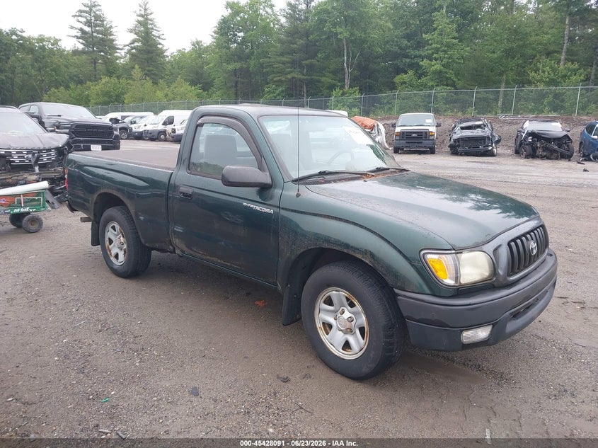2002 Toyota Tacoma VIN 5TENL42N22Z890663 IAAI salvage auction — NORMAL WEAR, Clear (Massachusetts), sold $1,525 on 2026-07-17 (photo 1)
