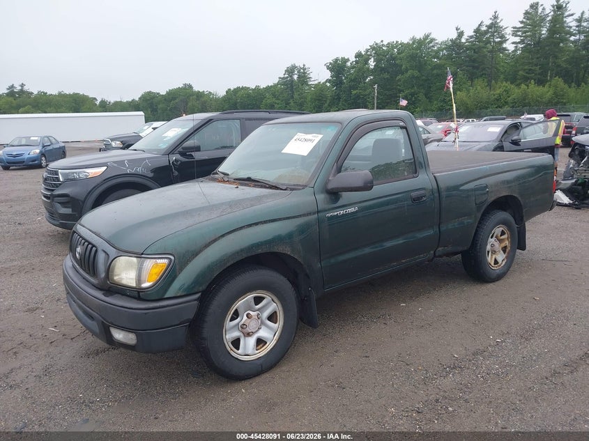 2002 Toyota Tacoma VIN 5TENL42N22Z890663 IAAI salvage auction — NORMAL WEAR, Clear (Massachusetts), sold $1,525 on 2026-07-17 (photo 2)