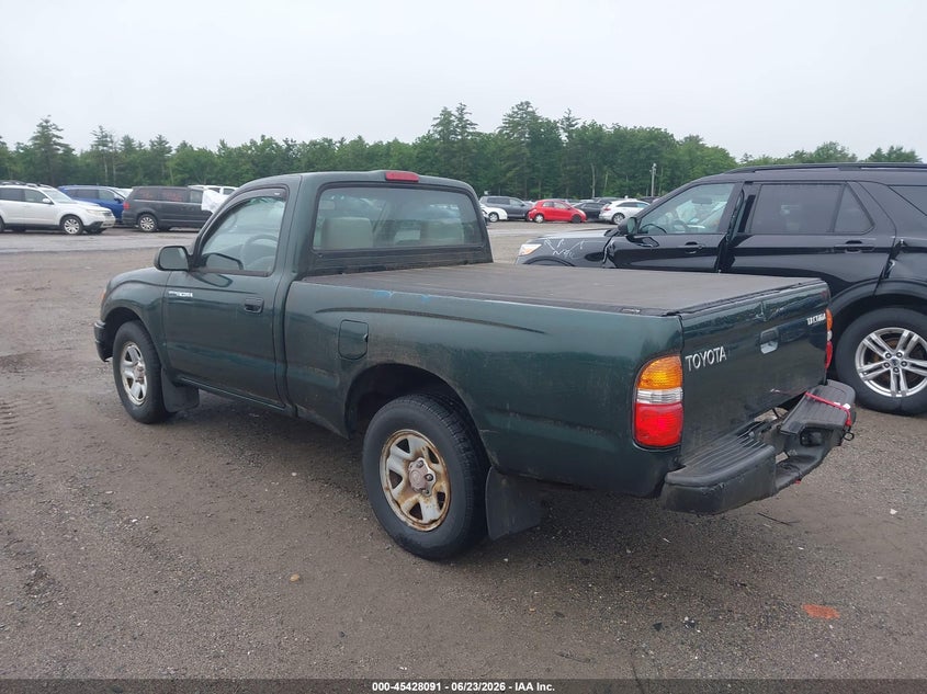 2002 Toyota Tacoma VIN 5TENL42N22Z890663 IAAI salvage auction — NORMAL WEAR, Clear (Massachusetts), sold $1,525 on 2026-07-17 (photo 3)