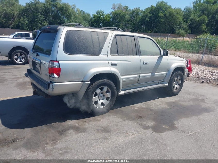 2002 Toyota 4runner VIN JT3HN87RX29065416 IAAI salvage auction — NORMAL WEAR, Clear (Utah), sold $2,000 on 2026-07-30 (photo 4)