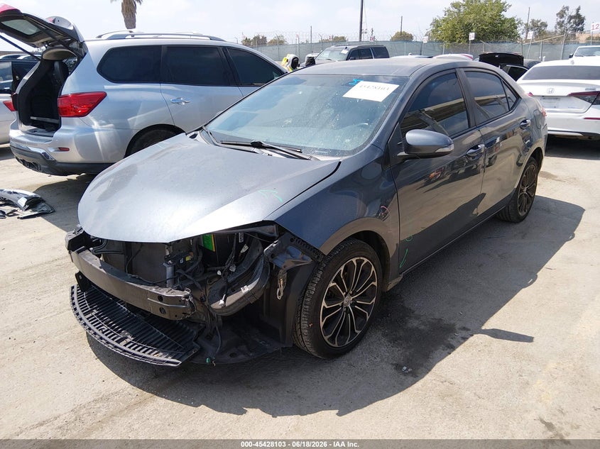 2016 Toyota Corolla VIN 2T1BURHE4GC691566 IAAI salvage auction — FRONT END, Salvage Title, sold $3,350 on 2026-08-05 (photo 2)