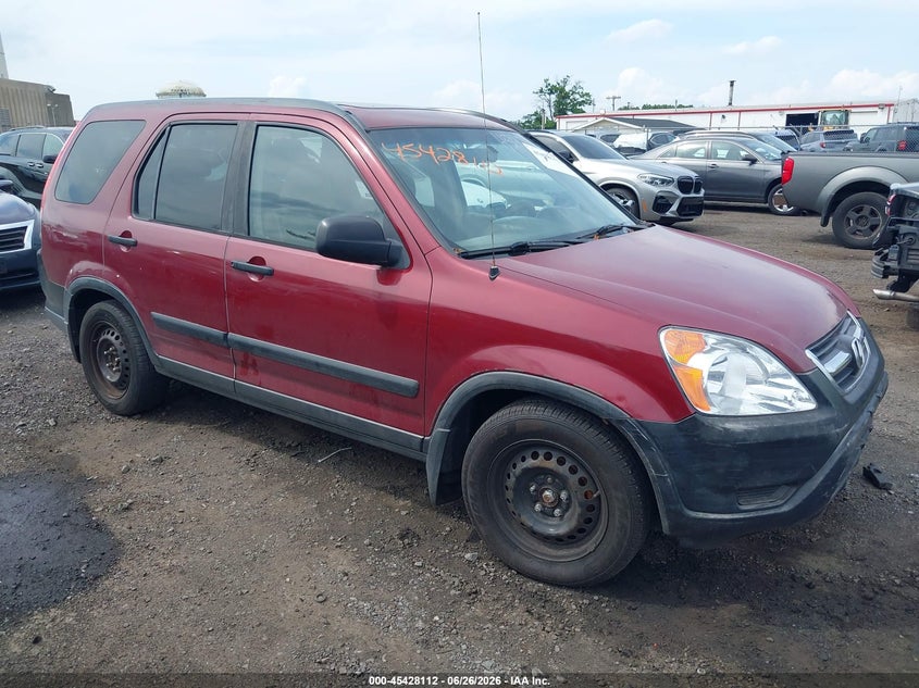 2004 Honda Cr-v VIN JHLRD78884C030093 IAAI salvage auction — NORMAL WEAR, Clear (New Jersey), sold $550 on 2026-07-29 (photo 1)