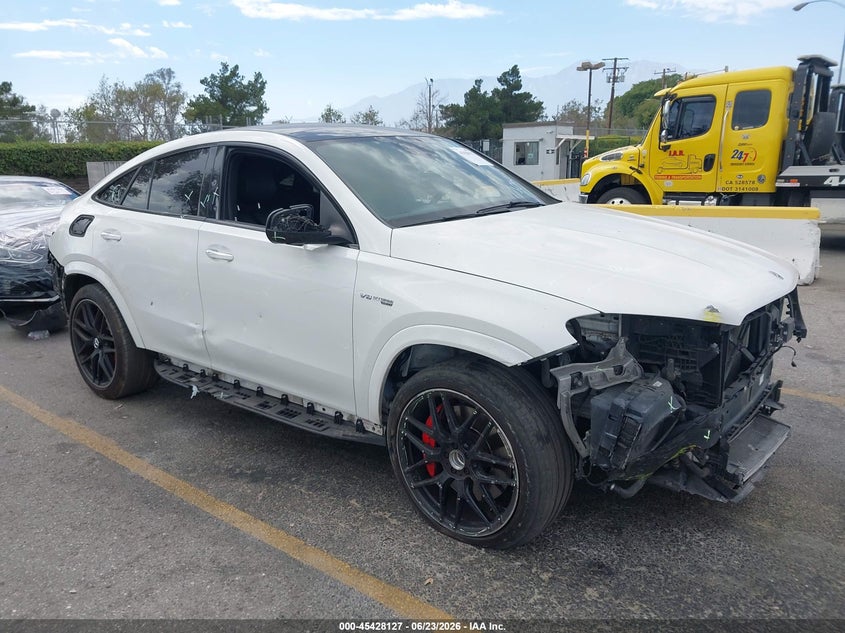 2021 Mercedes-benz Amg gle coupe VIN 4JGFD8KB4MA391077 IAAI salvage auction — FRONT & REAR, Salvage Title, sold $40,200 on 2026-07-14 (photo 1)