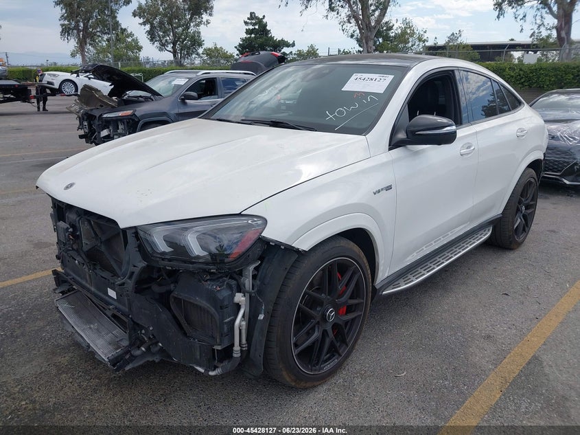 2021 Mercedes-benz Amg gle coupe VIN 4JGFD8KB4MA391077 IAAI salvage auction — FRONT & REAR, Salvage Title, sold $40,200 on 2026-07-14 (photo 2)