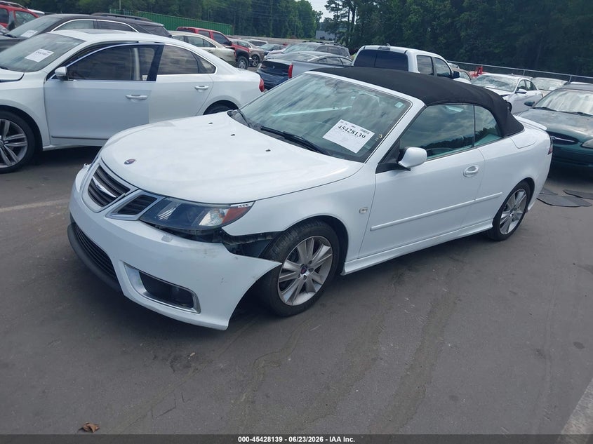2008 Saab 9-3 VIN YS3FH71U286001309 IAAI salvage auction — RIGHT FRONT, Salvage (Idaho), sold $25 on 2026-07-15 (photo 2)