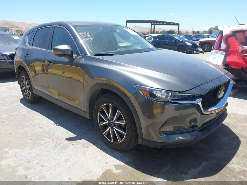 2018 Mazda Cx-5 VIN JM3KFBCM6J0429430 IAAI salvage auction — FRONT & REAR, Salvage Title, sold $4,500 on 2026-08-29 (photo 1)
