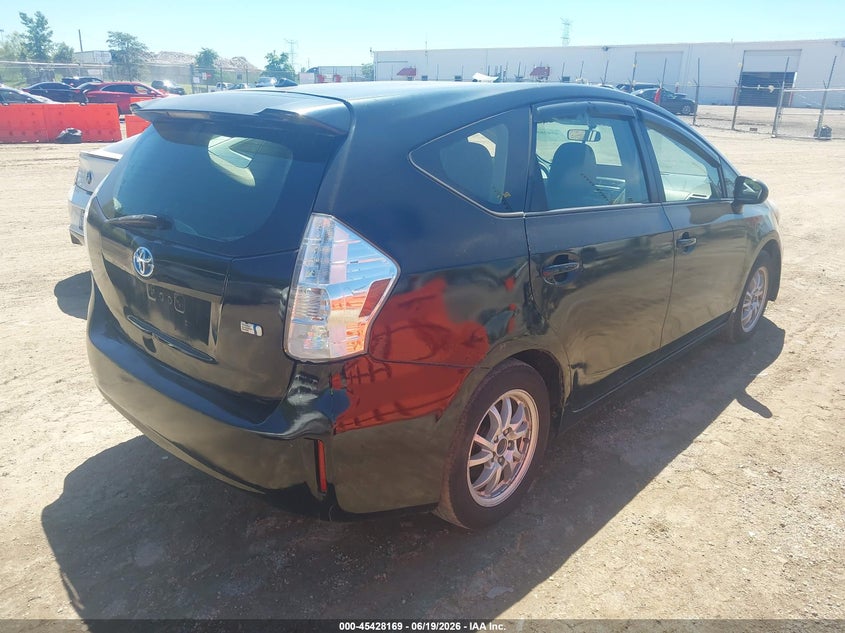 2015 Toyota Prius v VIN JTDZN3EU2FJ033414 IAAI salvage auction — NORMAL WEAR, Clear (Illinois), sold $1,125 on 2026-07-29 (photo 4)
