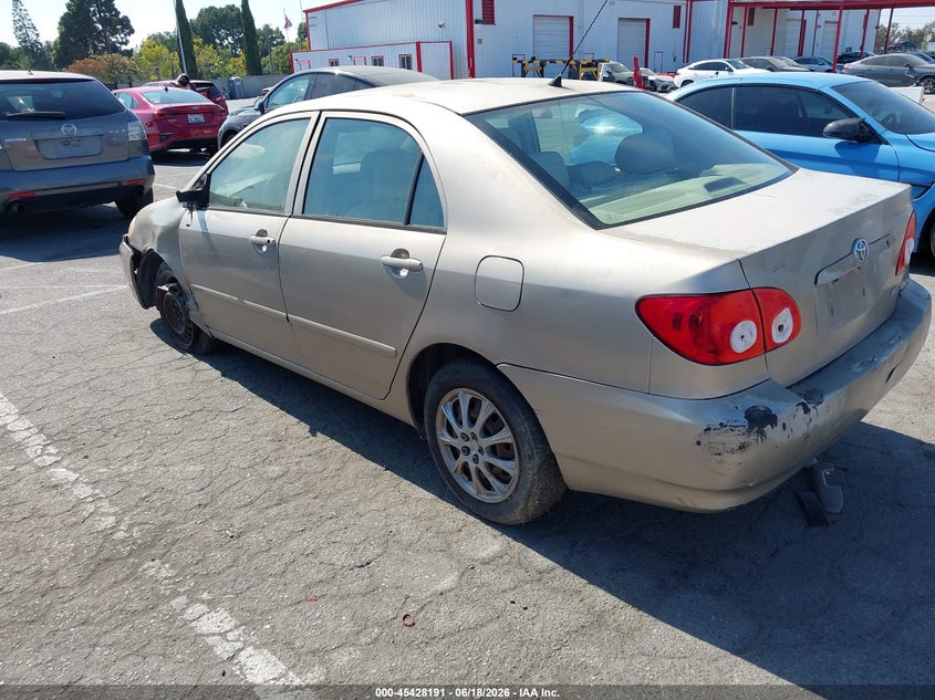 2005 Toyota Corolla VIN 1NXBR32E45Z533263 IAAI salvage auction — NORMAL WEAR, Salvage (California), sold $300 on 2026-07-09 (photo 3)