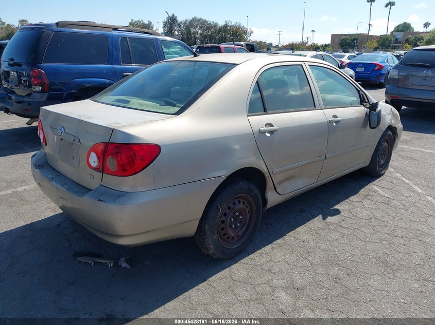 2005 Toyota Corolla VIN 1NXBR32E45Z533263 IAAI salvage auction — NORMAL WEAR, Salvage (California), sold $300 on 2026-07-09 (photo 4)