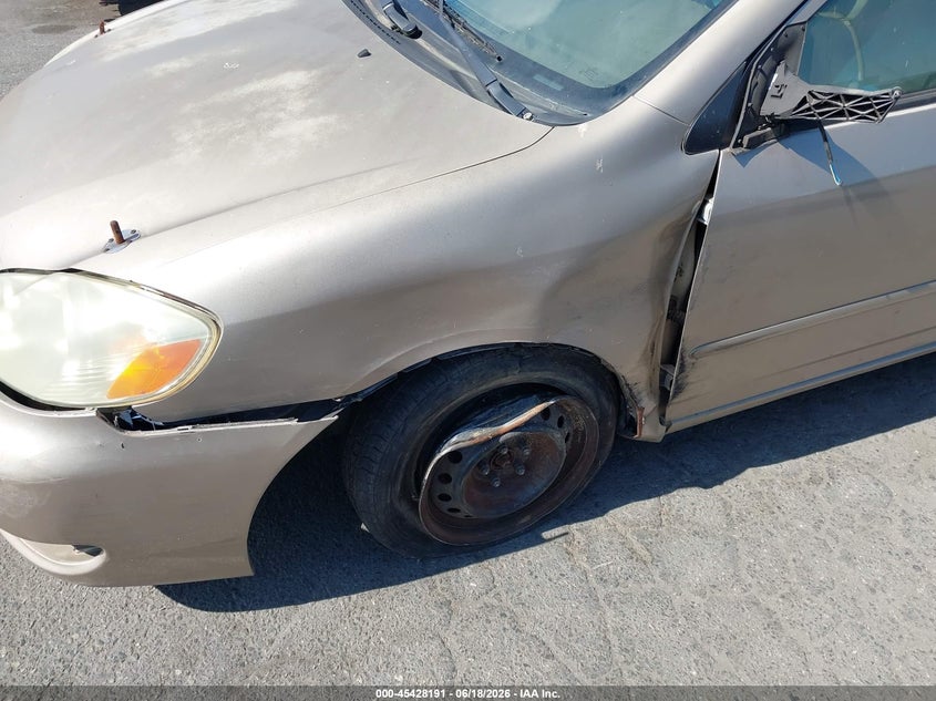 2005 Toyota Corolla VIN 1NXBR32E45Z533263 IAAI salvage auction — NORMAL WEAR, Salvage (California), sold $300 on 2026-07-09 (photo 6)