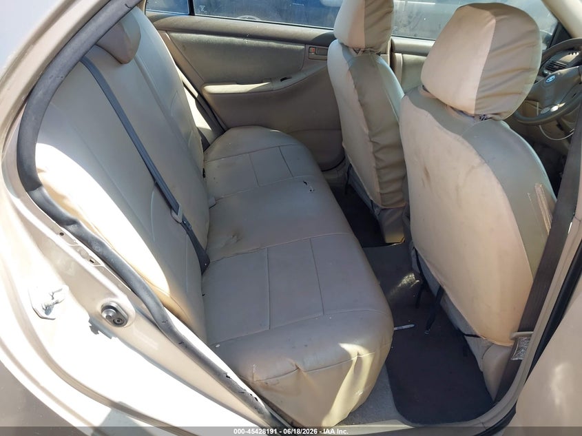 2005 Toyota Corolla VIN 1NXBR32E45Z533263 IAAI salvage auction — NORMAL WEAR, Salvage (California), sold $300 on 2026-07-09 (photo 8)