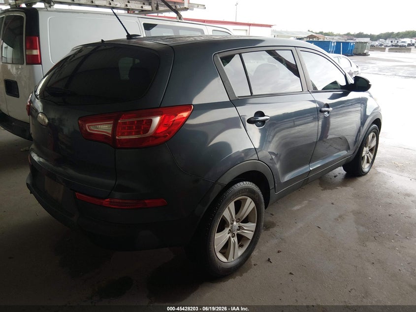 2013 Kia Sportage VIN KNDPB3A27D7352189 IAAI salvage auction — NORMAL WEAR, Original (Texas), sold $1,450 on 2026-07-06 (photo 4)