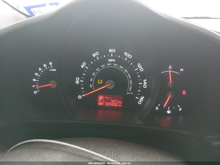 2013 Kia Sportage VIN KNDPB3A27D7352189 IAAI salvage auction — NORMAL WEAR, Original (Texas), sold $1,450 on 2026-07-06 (photo 7)