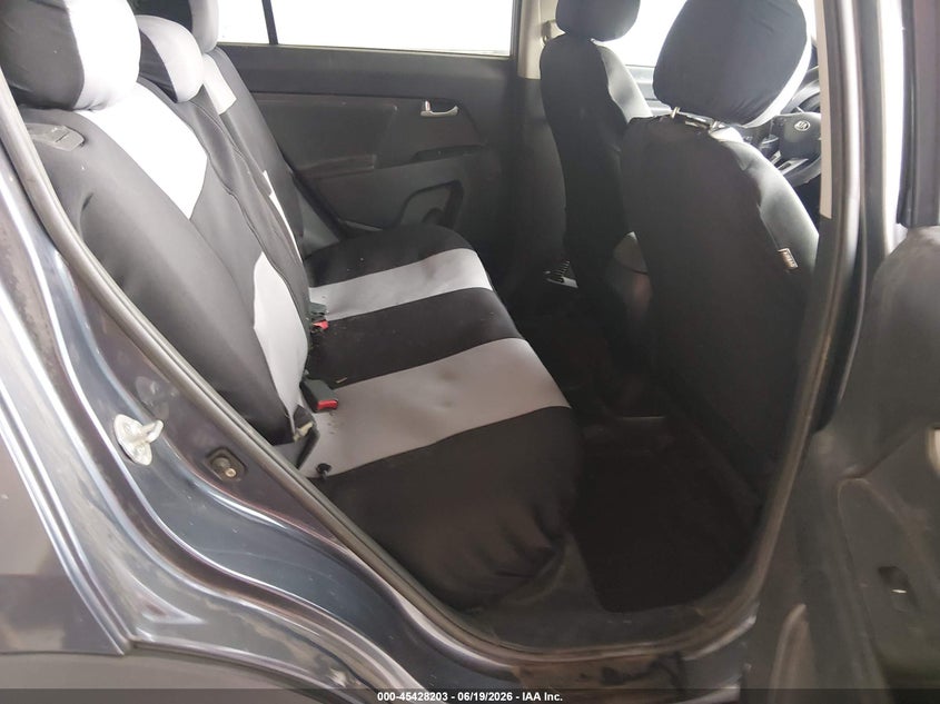 2013 Kia Sportage VIN KNDPB3A27D7352189 IAAI salvage auction — NORMAL WEAR, Original (Texas), sold $1,450 on 2026-07-06 (photo 8)
