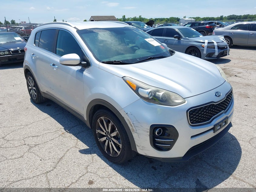 2017 Kia Sportage VIN KNDPN3ACXH7241139 IAAI salvage auction — NORMAL WEAR, Clear (Illinois), sold $2,150 on 2026-07-27 (photo 1)