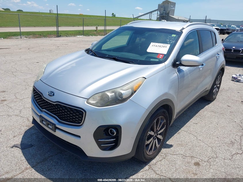 2017 Kia Sportage VIN KNDPN3ACXH7241139 IAAI salvage auction — NORMAL WEAR, Clear (Illinois), sold $2,150 on 2026-07-27 (photo 2)
