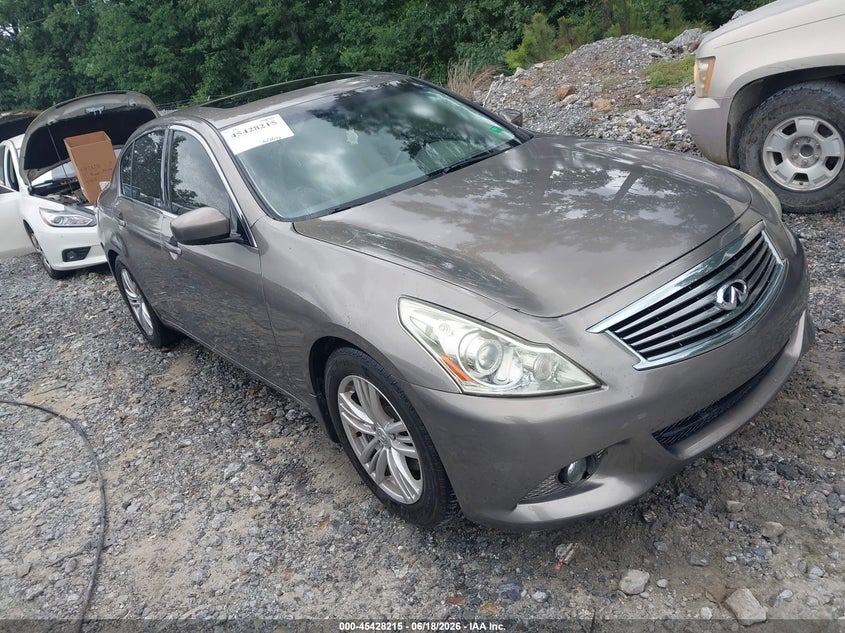 2012 Infiniti G37 VIN JN1CV6AP5CM620324 IAAI salvage auction — SIDE, Repossession Paperwork (Georgia), sold $1,550 on 2026-07-21 (photo 1)