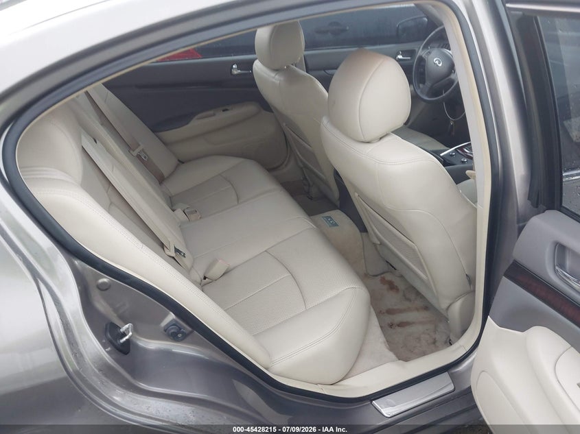 2012 Infiniti G37 VIN JN1CV6AP5CM620324 IAAI salvage auction — SIDE, Repossession Paperwork (Georgia), sold $1,550 on 2026-07-21 (photo 8)