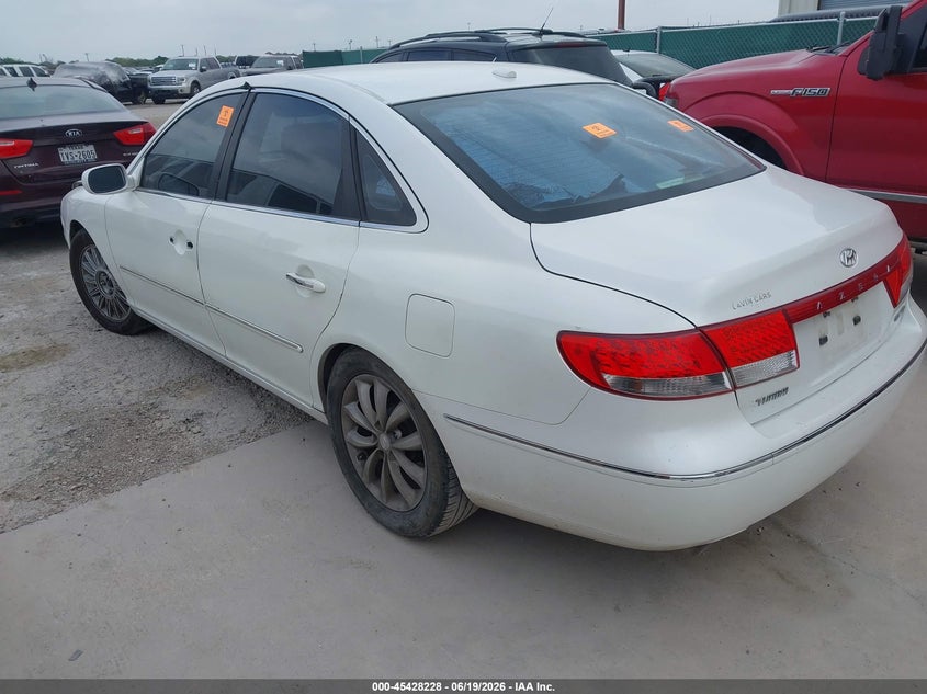2007 Hyundai Azera VIN KMHFC46F77A201494 IAAI salvage auction — FRONT END, Original (Texas), sold $250 on 2026-07-20 (photo 3)