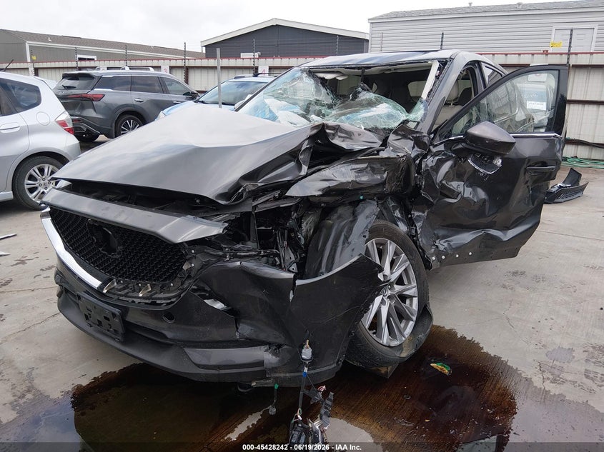 2019 Mazda Cx-5 VIN JM3KFADMXK1602161 IAAI salvage auction — LEFT SIDE, Salvage Title, sold $2,000 on 2026-08-22 (photo 2)