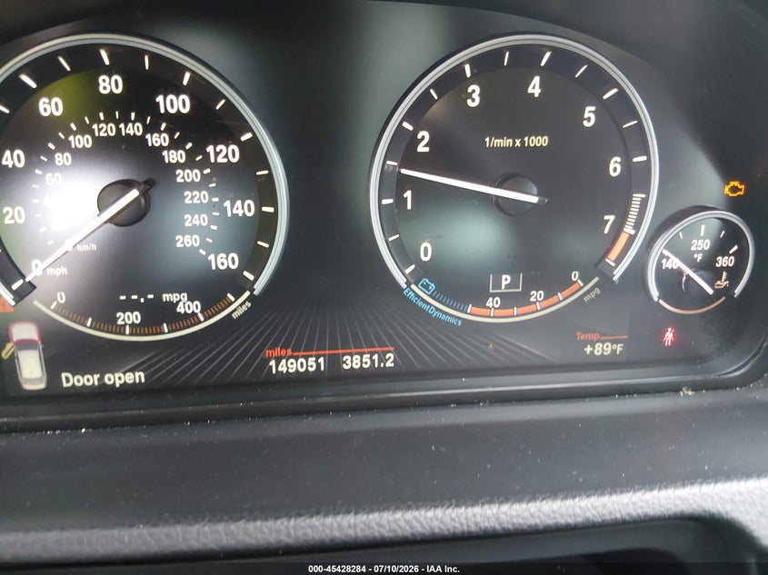 2015 BMW 5 series VIN WBA5M2C57FGH99093 IAAI salvage auction — RIGHT FRONT, Repossession Paperwork (South Carolina), sold $2,750 on 2026-07-28 (photo 7)