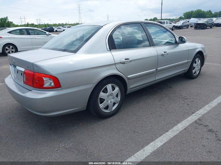 2005 Kia Optima VIN KNAGD126555387856 IAAI salvage auction — FRONT END, Clear (Tennessee), sold $500 on 2026-07-14 (photo 4)