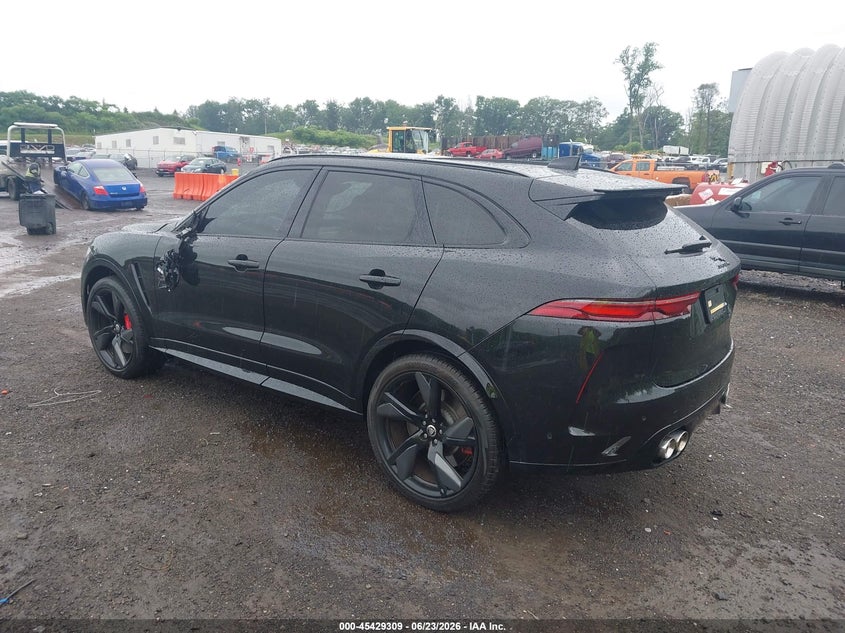 2025 Jaguar F-pace VIN SADCZ2FE5SA750979 IAAI salvage auction — FRONT END, Salvage Title, sold $39,725 on 2026-08-17 (photo 3)